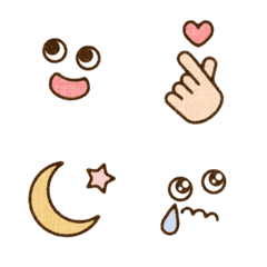 [LINE絵文字] 基本☻Emojiセットの画像