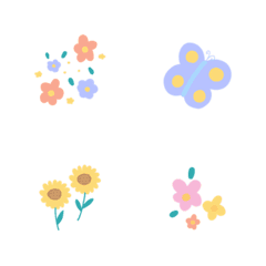 [LINE絵文字] Flowers : Let my flowers fill youの画像