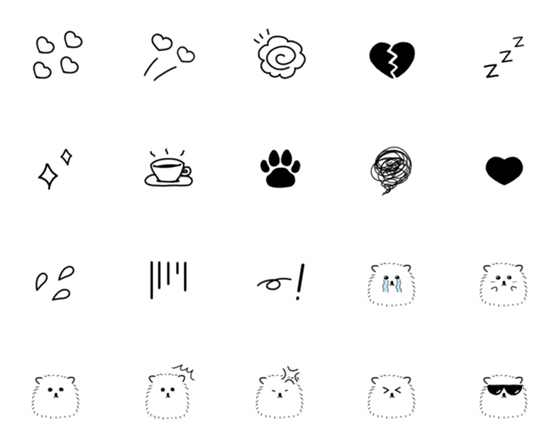 [LINE絵文字]ポメかわいいの画像一覧