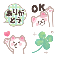 [LINE絵文字] 動く！ピンクねこ絵文字の画像