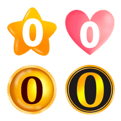 [LINE絵文字] bright number emojisの画像