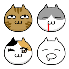 [LINE絵文字] 変顔なねこさんです 修正版②の画像