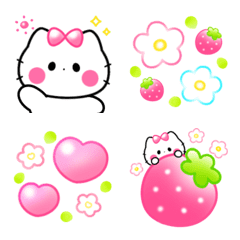 [LINE絵文字] ▶︎動く♡かわいいねこちゃん♡の画像