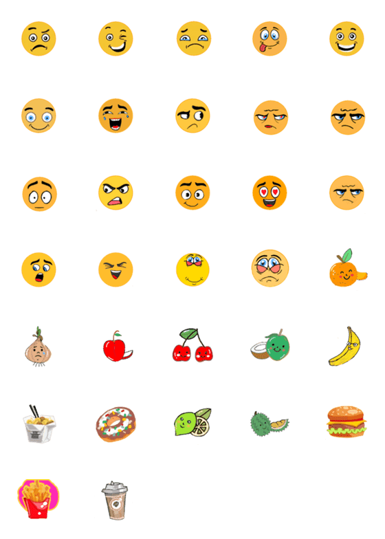 [LINE絵文字]Faces emotionsの画像一覧