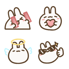 [LINE絵文字] Mochi Rabbit Sauceの画像