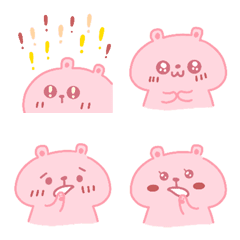 [LINE絵文字] pink pink bearの画像