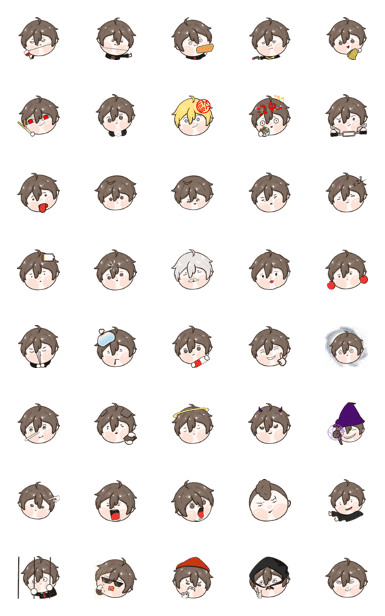 [LINE絵文字]Shock Emoji 2の画像一覧