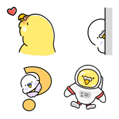 [LINE絵文字] 動く！セキセイインコアニメーション絵文字の画像