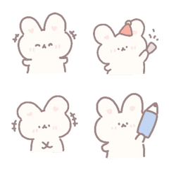 [LINE絵文字] Nsa rabbit emoji cuteの画像