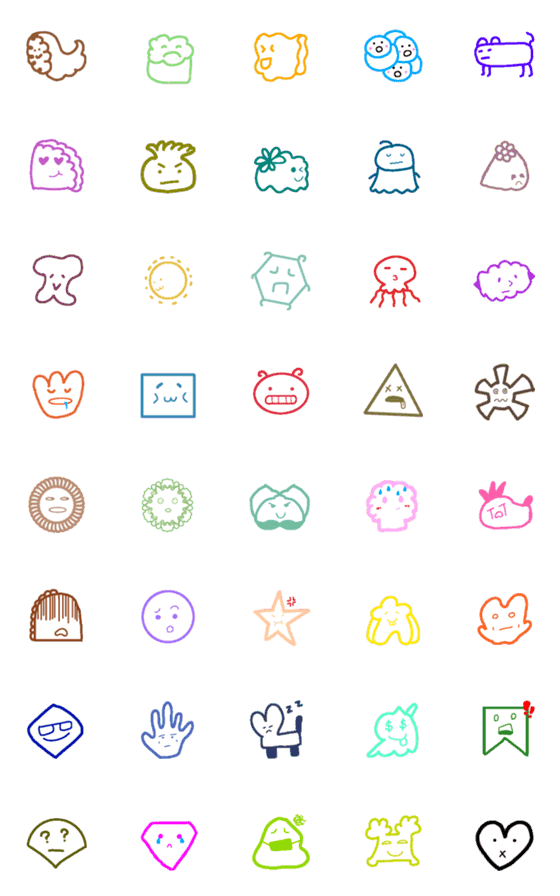 [LINE絵文字]cute patternの画像一覧