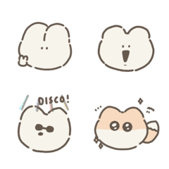 [LINE絵文字] animal emoticon stickers！の画像