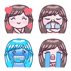 [LINE絵文字] Ava Emoji Packの画像