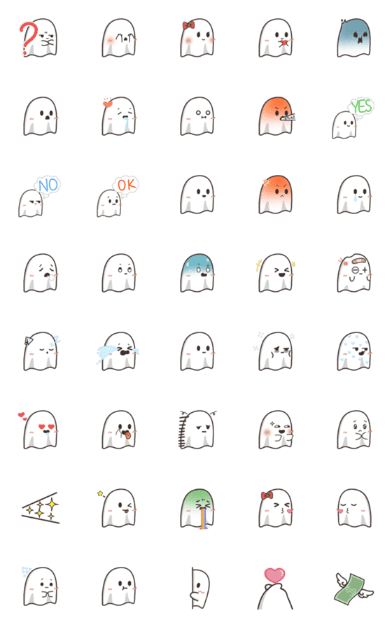 [LINE絵文字]Little Ghostttの画像一覧