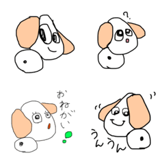 [LINE絵文字] 日常使える犬のポフポフの画像