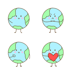 [LINE絵文字] lovely earthの画像