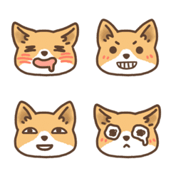 [LINE絵文字] Huangs Welsh Corgi Mimi-expression2の画像