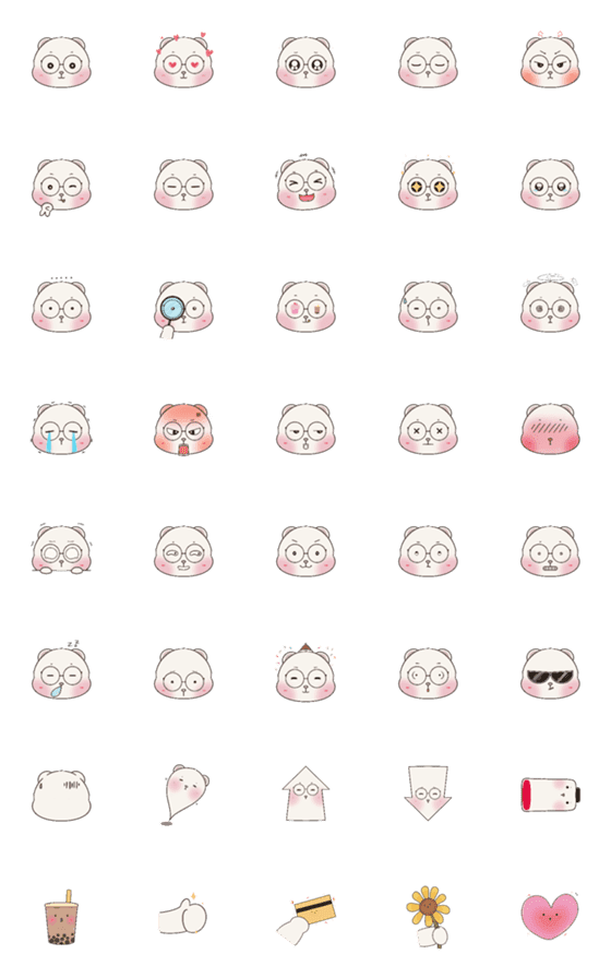 [LINE絵文字]My Gomm Emojiの画像一覧