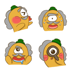 [LINE絵文字] Potato grandfather Emojiの画像