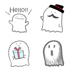 [LINE絵文字] obake greetingの画像