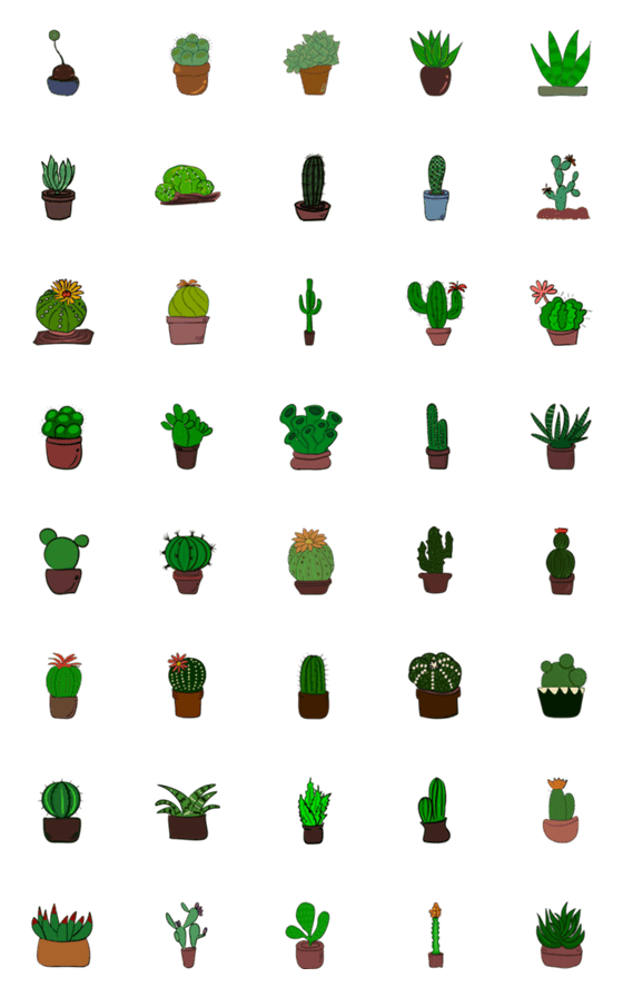 [LINE絵文字]Thecactus1の画像一覧