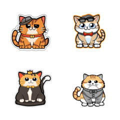 [LINE絵文字] FatCatFamilyの画像