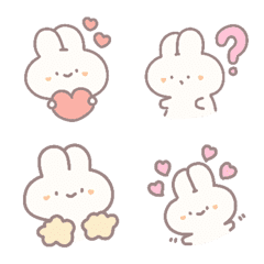 [LINE絵文字] Nza cute emoji rabbit.の画像