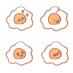 [LINE絵文字] runny egg is goodの画像