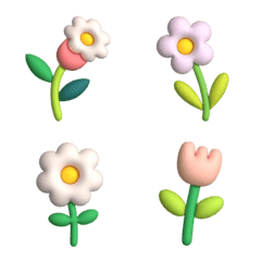 [LINE絵文字] Blooming Flowerの画像