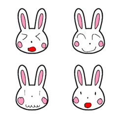 [LINE絵文字] こうちゃんうさぎ編の画像