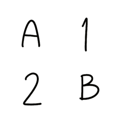 [LINE絵文字] A B C！の画像