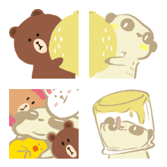 [LINE絵文字] lemon meerkatの画像