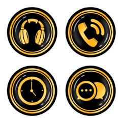 [LINE絵文字] Emoji icon luxuryの画像