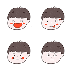 [LINE絵文字] little baby bangs boyの画像