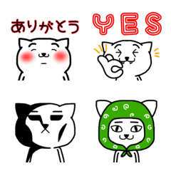 [LINE絵文字] 太眉の猫ちゃん‼︎no.3の画像