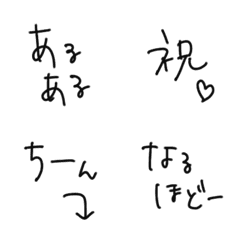 [LINE絵文字] 文字の絵文字 2の画像