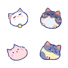 [LINE絵文字] Steamed Bun Catの画像