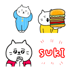 [LINE絵文字] 動くよ！ギャップ猫の画像