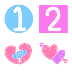 [LINE絵文字] Emoji, numbers, and decorationsの画像