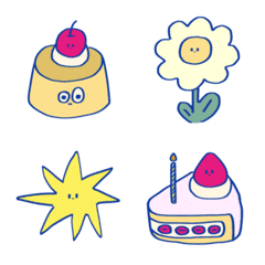 [LINE絵文字] Sweet | Colorful Cutenessの画像