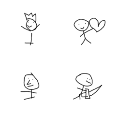 [LINE絵文字] stickman boy draw！の画像