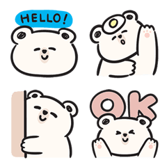 [LINE絵文字] Momoro Bear emojiの画像