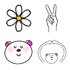 [LINE絵文字] simple bearsの画像