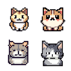 [LINE絵文字] CAT Pixelの画像