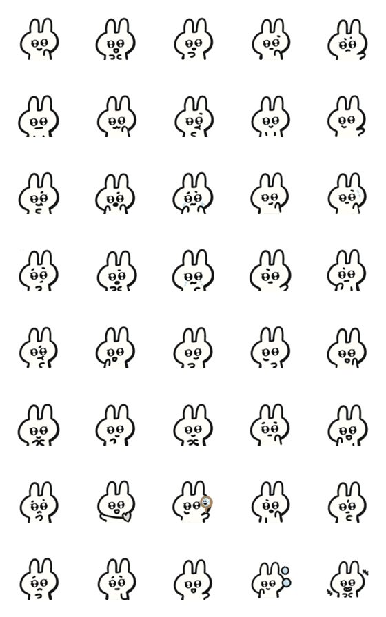 [LINE絵文字]Year of the Rabbit Rabbit Brigade4の画像一覧