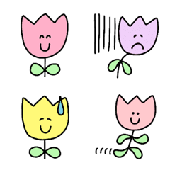 [LINE絵文字] チューリップ的な生き物の画像