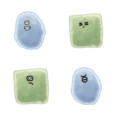 [LINE絵文字] JeLLy BlUe＆GrEenの画像