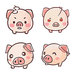 [LINE絵文字] All of Piggyの画像