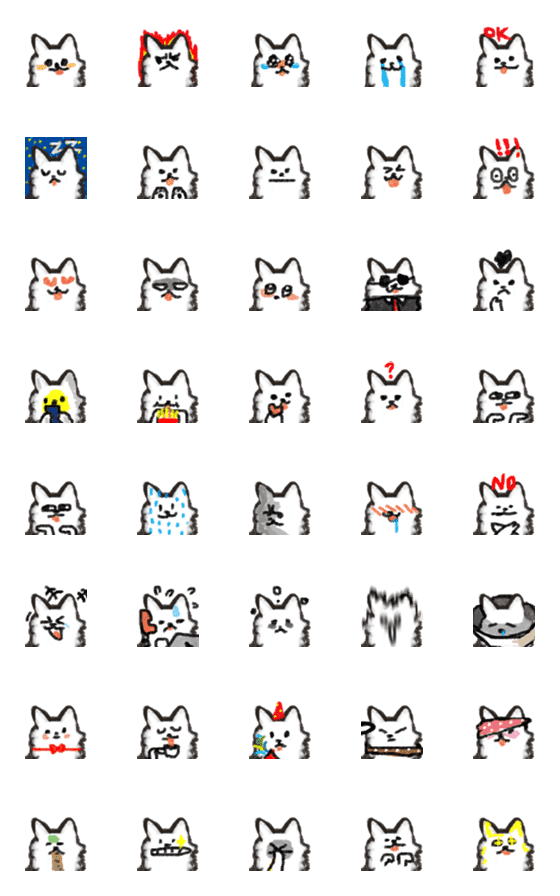 [LINE絵文字]doggy wow2の画像一覧