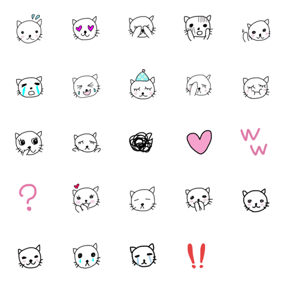 [LINE絵文字]Catcatcat _youの画像一覧