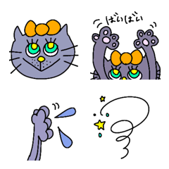 [LINE絵文字] orangeribon catの画像